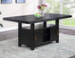 Yves 6-Piece Storage Counter Dining Set
(Table, Bench & 4 Counter Chairs)