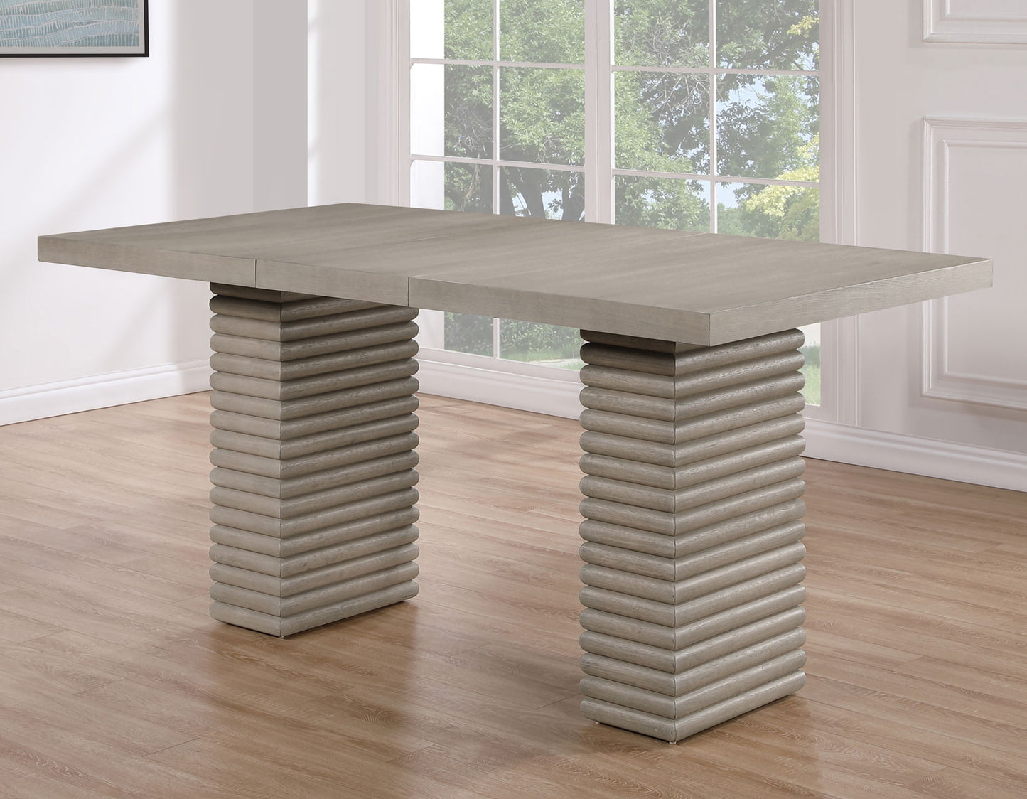 Lily 60-78" Counter Table w/18" Leaf