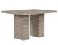 Lily 60-78" Counter Table w/18" Leaf