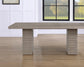 Lily 60-78" Dining Table w/18-inch Leaf