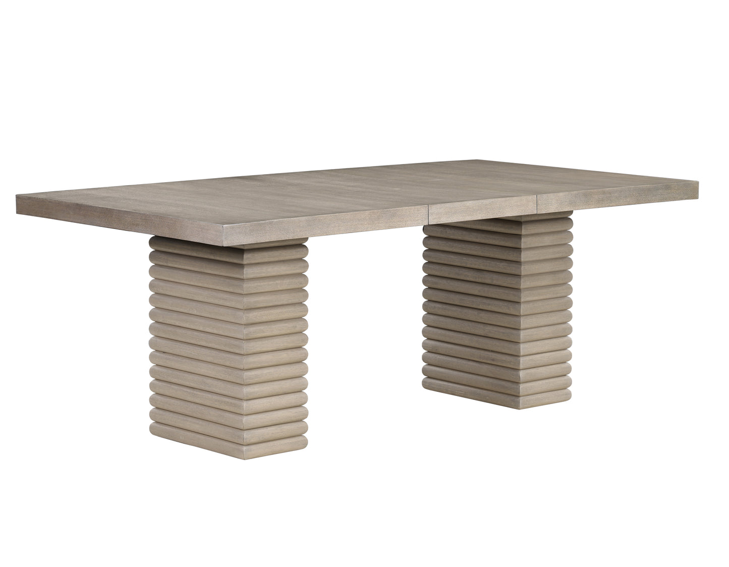 Lily 60-78" Dining Table w/18-inch Leaf