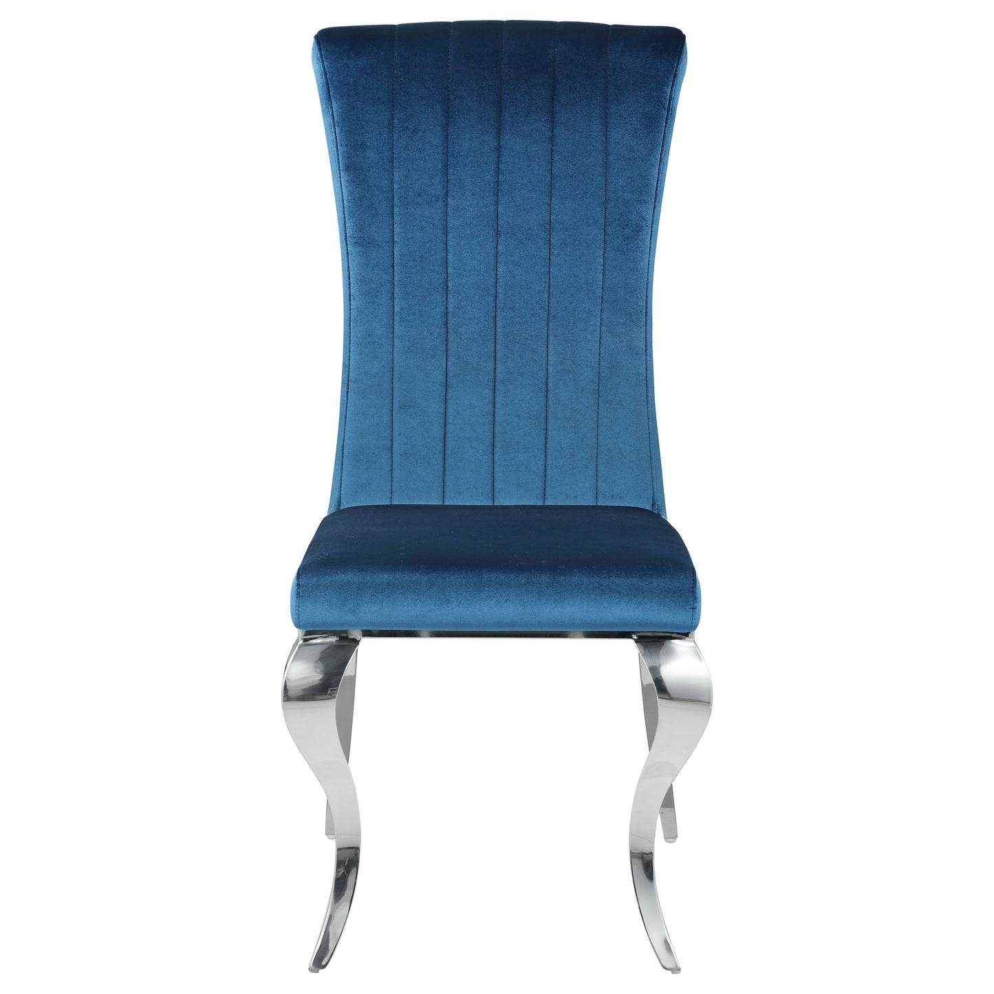 Betty Velvet Upholstered Dining Side Chair Blue (Set of 4)