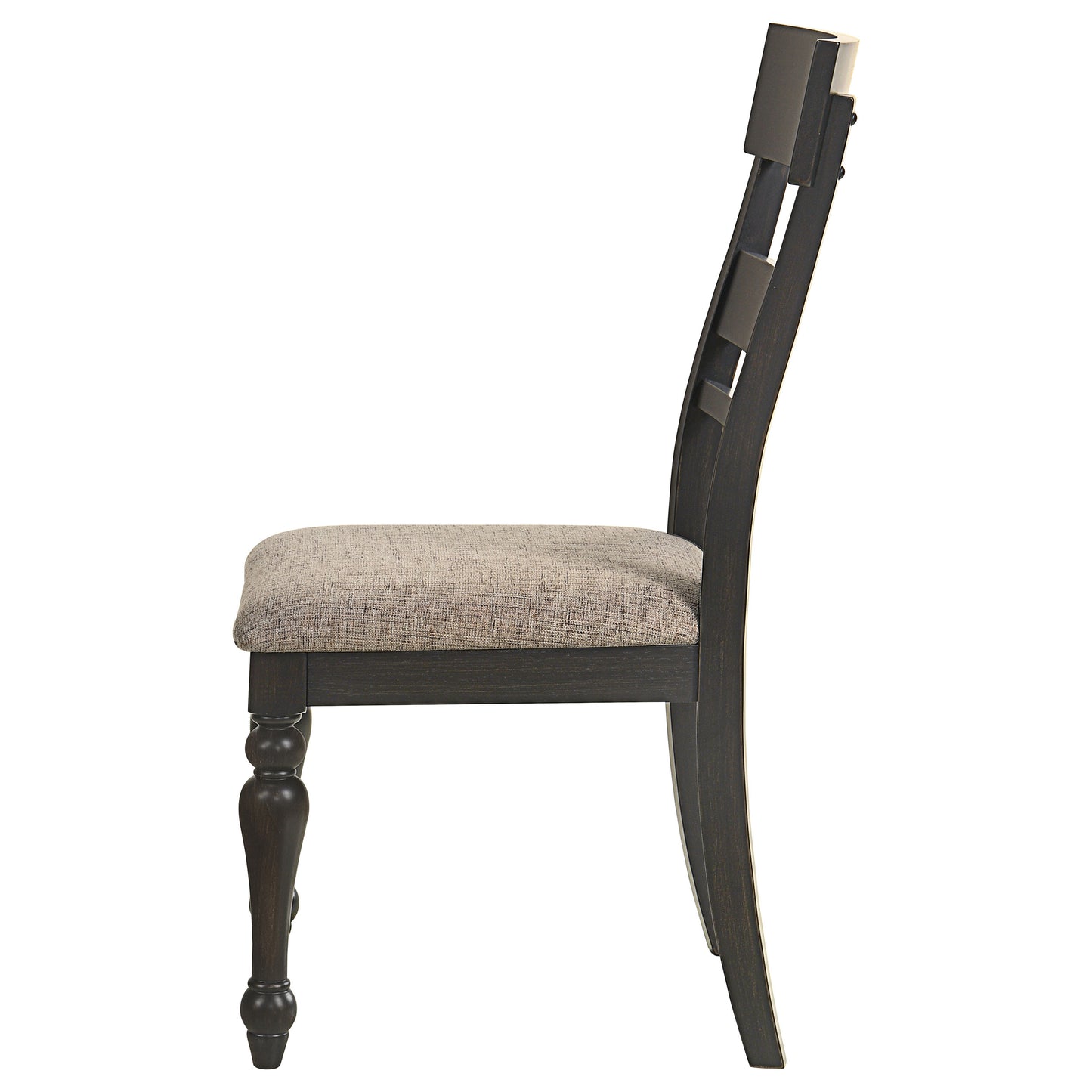 Bridget Wood Dining Side Chair Charcoal (Set of 2)