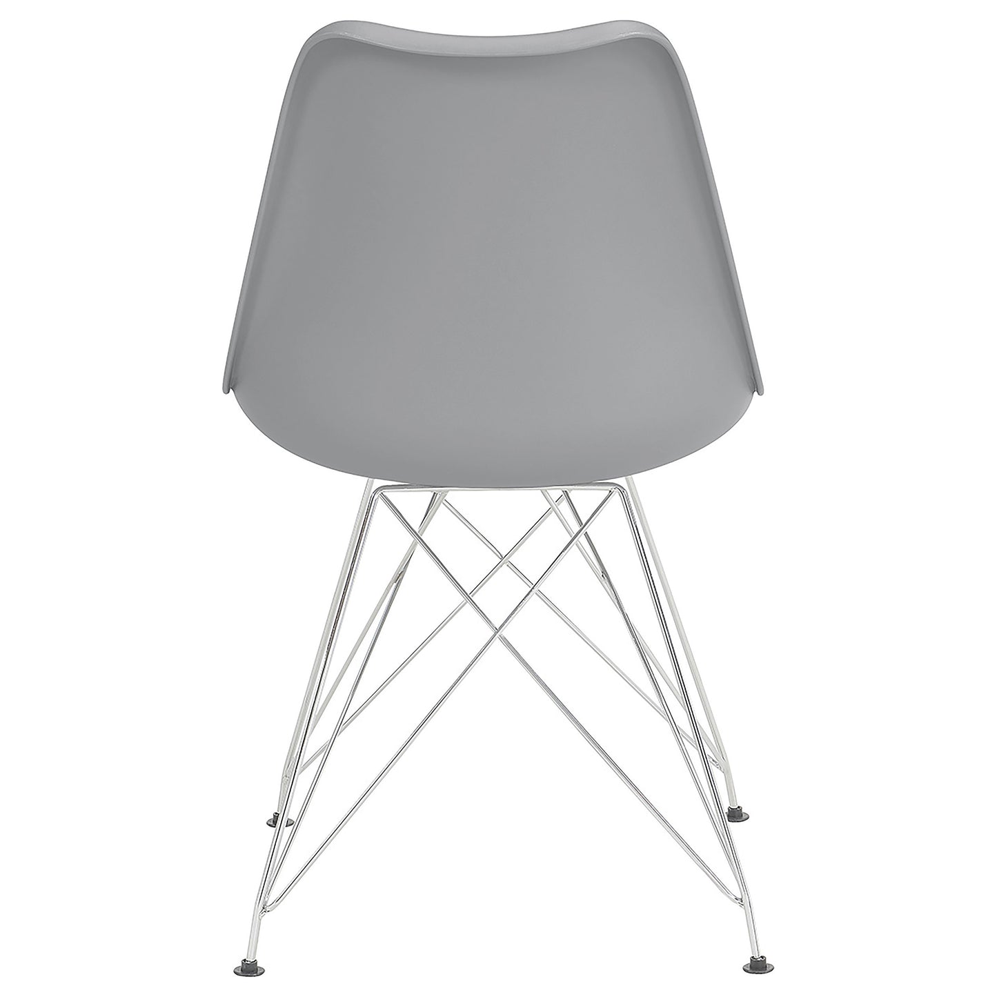 Juniper Polypropylene Dining Side Chair Grey (Set of 2)