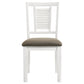 Appleton Wood Dining Side Chair Distressed White (Set of 2)