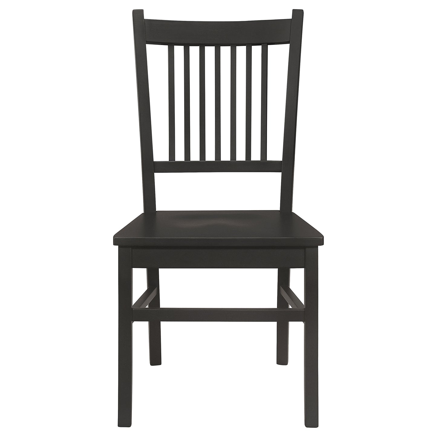 Marbrisa Wood Dining Side Chair Matte Black (Set of 2)