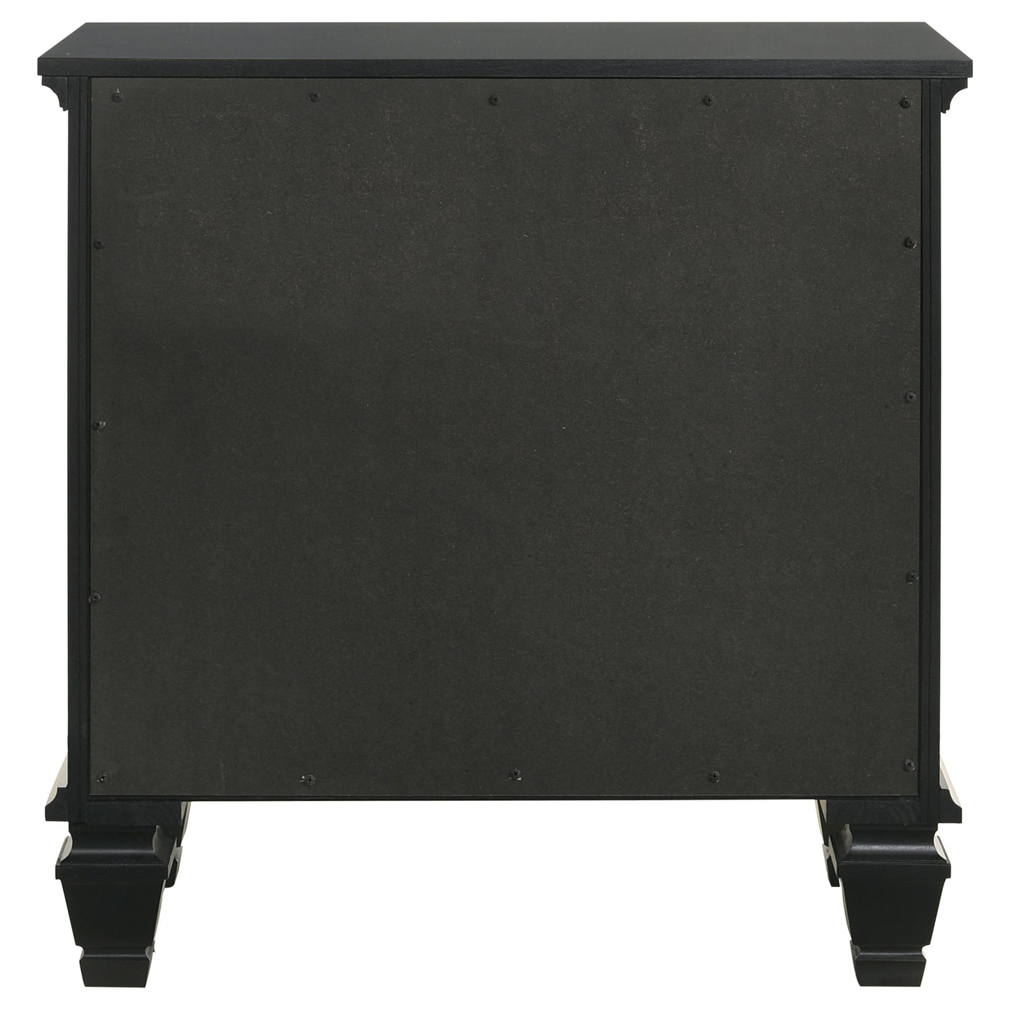 Sandy Beach 3-drawer Nightstand Black