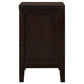 Carlton 2-drawer Nightstand Cappuccino