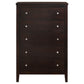 Carlton 5-drawer Bedroom Chest Cappuccino