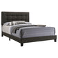 Mapes Upholstered Full Panel Bed Charcoal