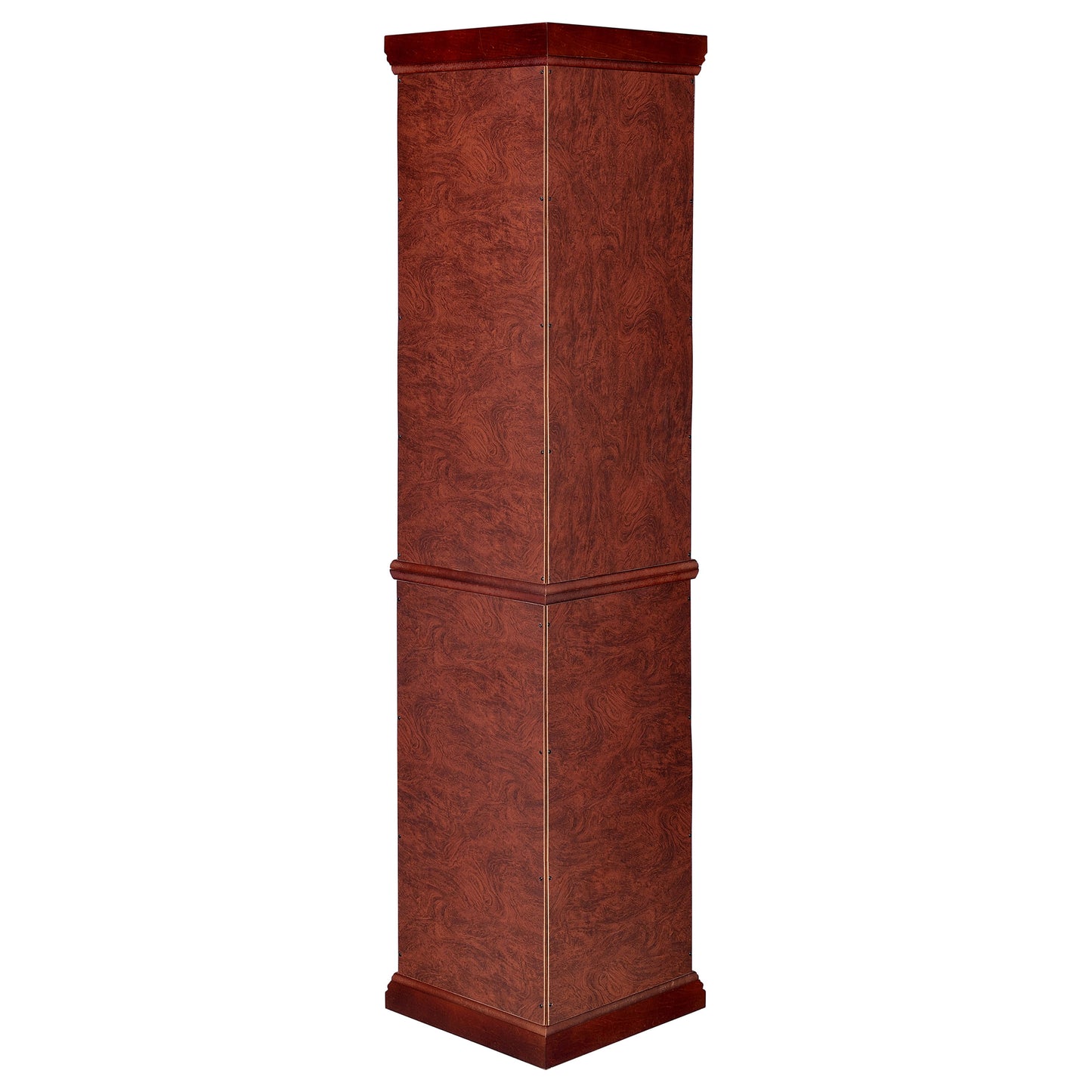 Appledale 6-shelf Corner Curio Display Cabinet Medium Brown