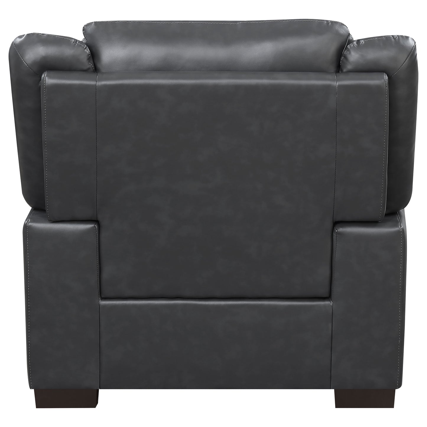 Arabella Upholstered Padded Arm Accent Chair Grey