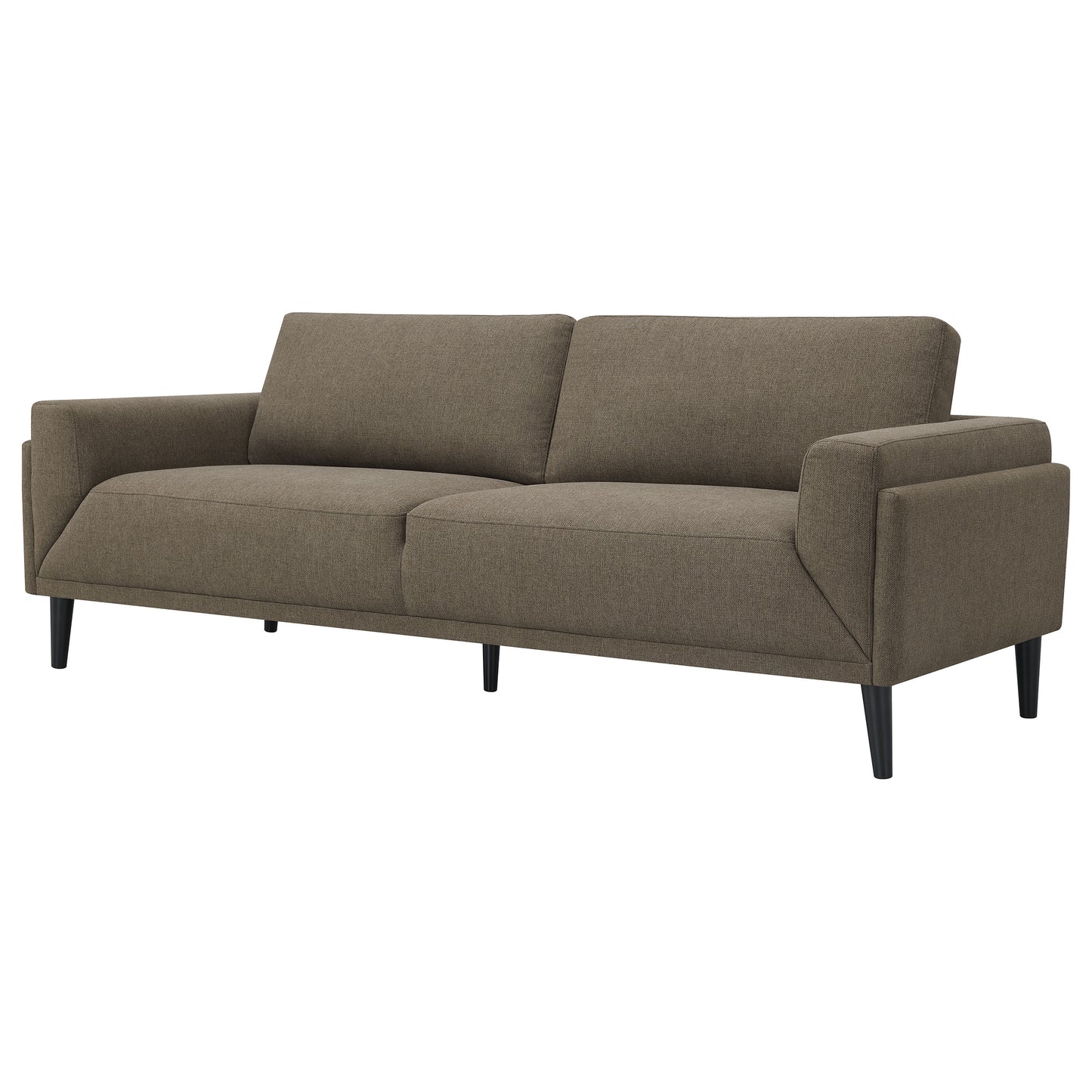 Rilynn Upholstered Track Arm Sofa Brown