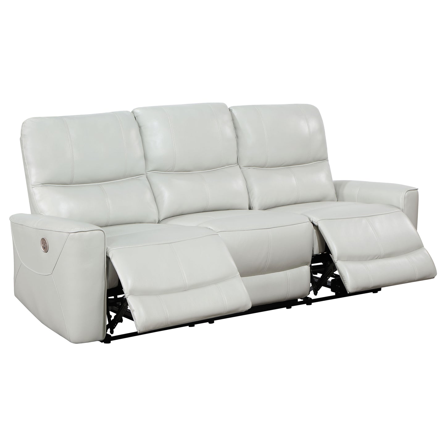 Greenfield 2-piece Power Reclining Sofa Set Dove Grey