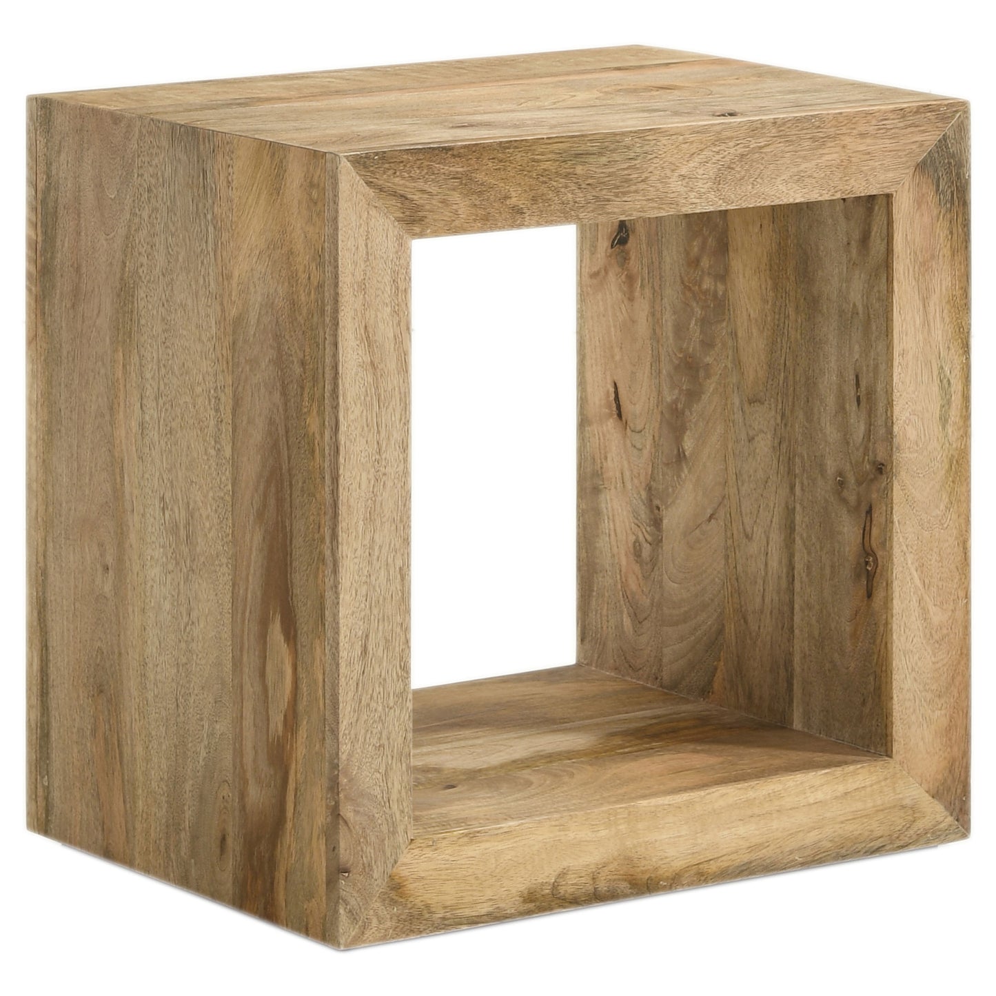 Benton Rectangular Solid Wood End Table Natural