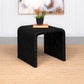 Cahya Woven Rattan Square End Table Black