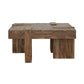 Samira Square Solid Wood Coffee Table Natural Sheesham