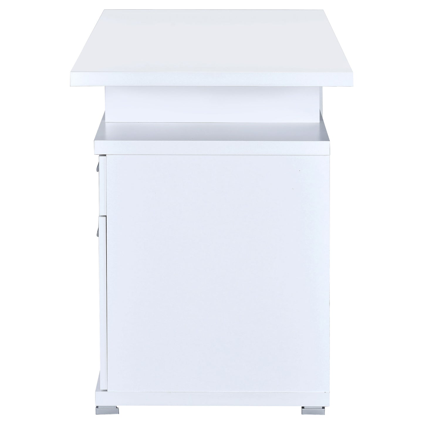 Irving 47-inch 2-drawer Office Computer Desk White