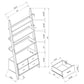 Colella 3-piece Storage Ladder Bookshelf Set Cappuccino