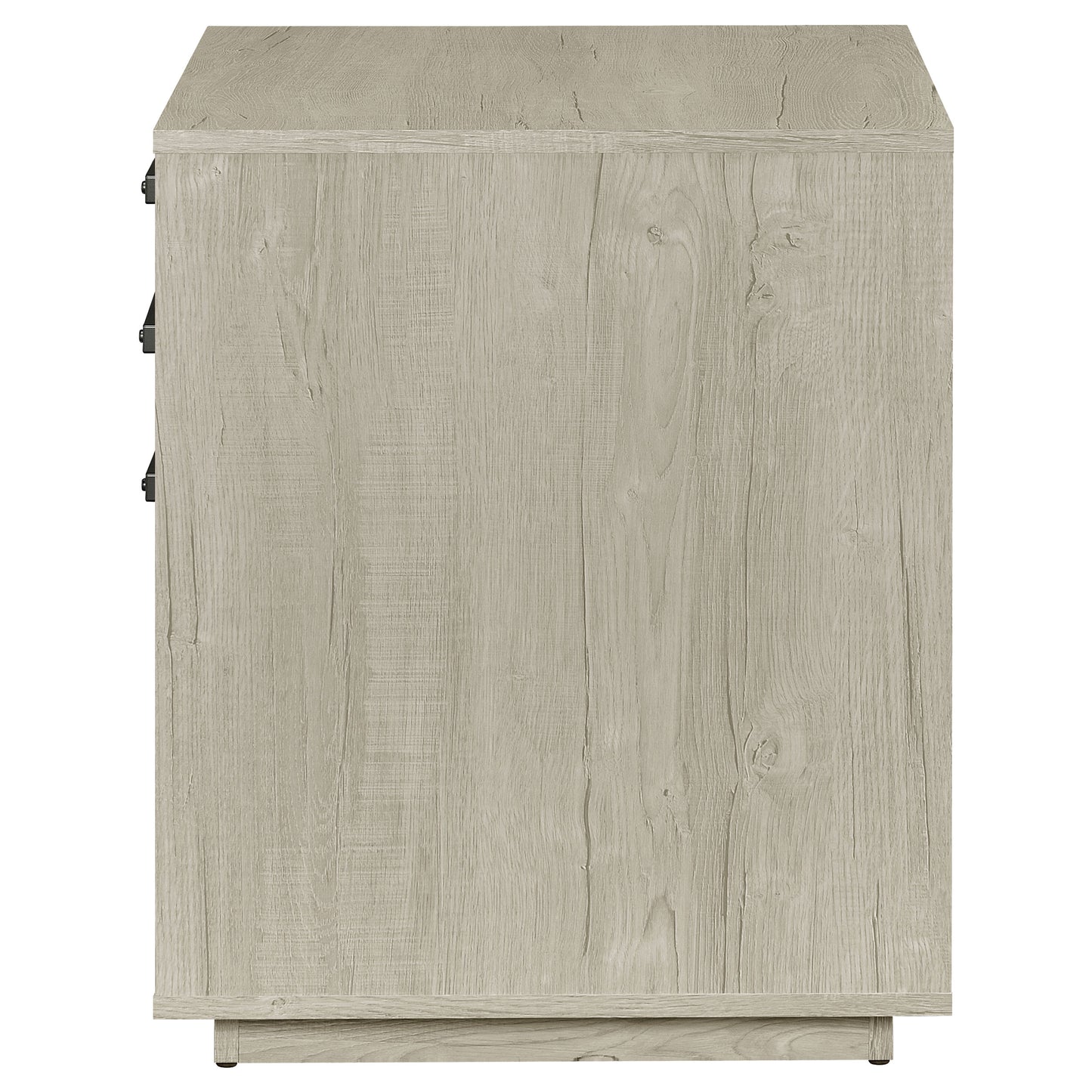 Loomis 3-drawer Home Office File Cabinet Whitewashed Grey