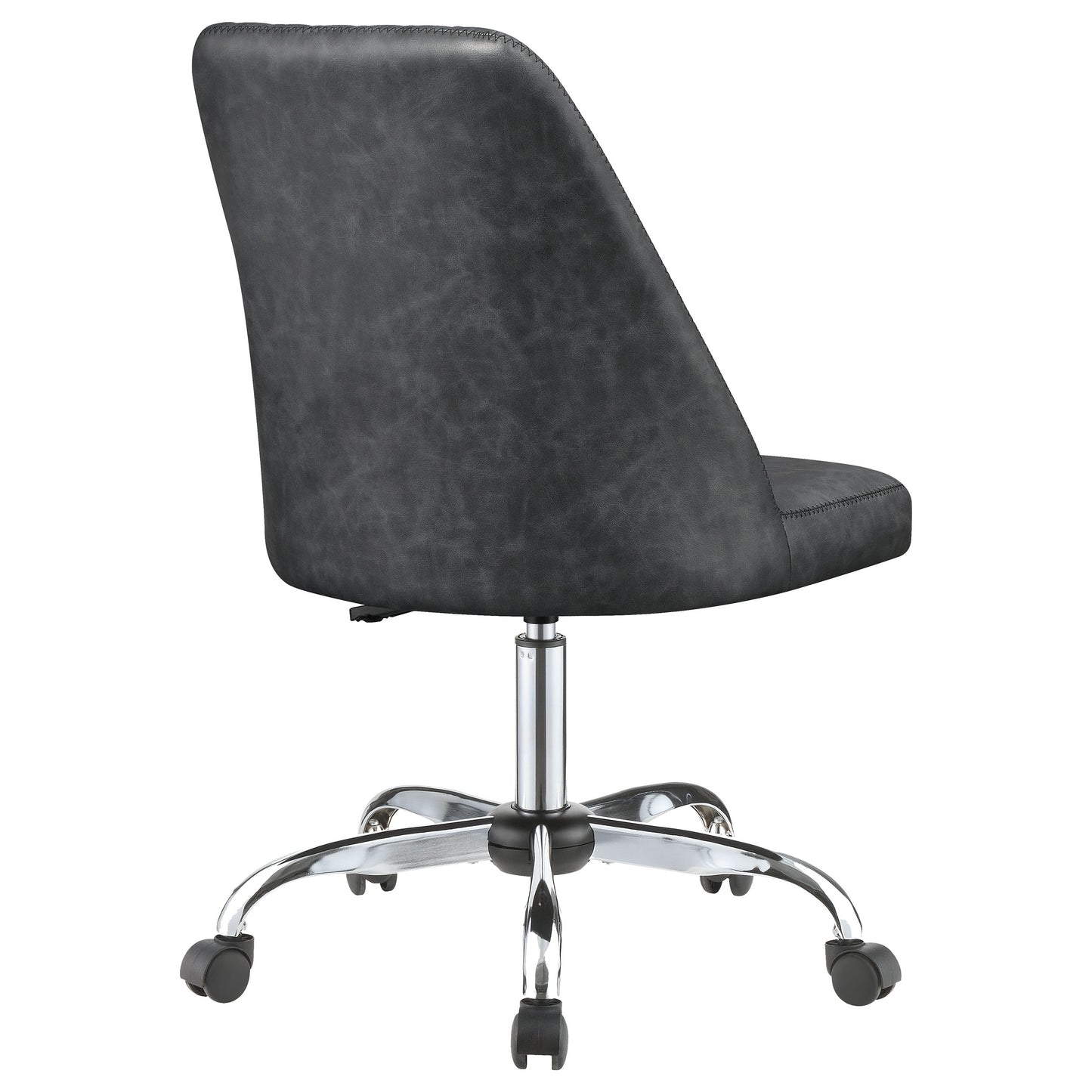 Althea Upholstered Adjustable Home Office Desk Chair Grey