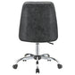 Althea Upholstered Adjustable Home Office Desk Chair Grey