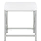 Eliza Vanity Set with Lighting & Stool White and Chrome