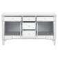 Duchess 5-drawer Mirrored Storage Accent Cabinet Silver